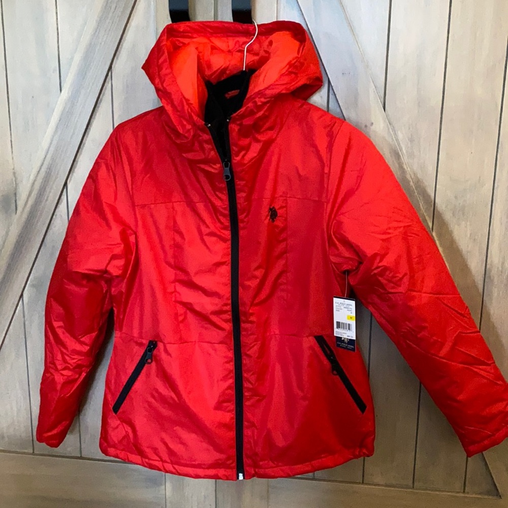 NEW WITH TAGS US Polo Assn hooded jacket